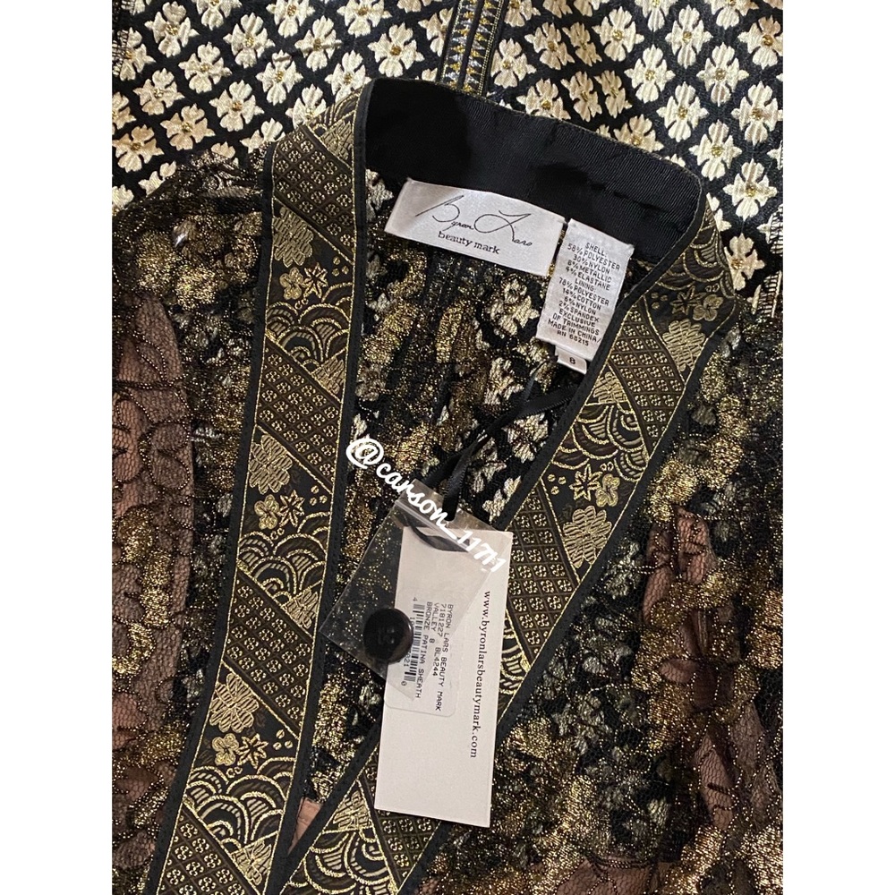 NWT Byron Lars Charlier Column Cocktail Sheath Dress 8 - Picture 5 of 8
